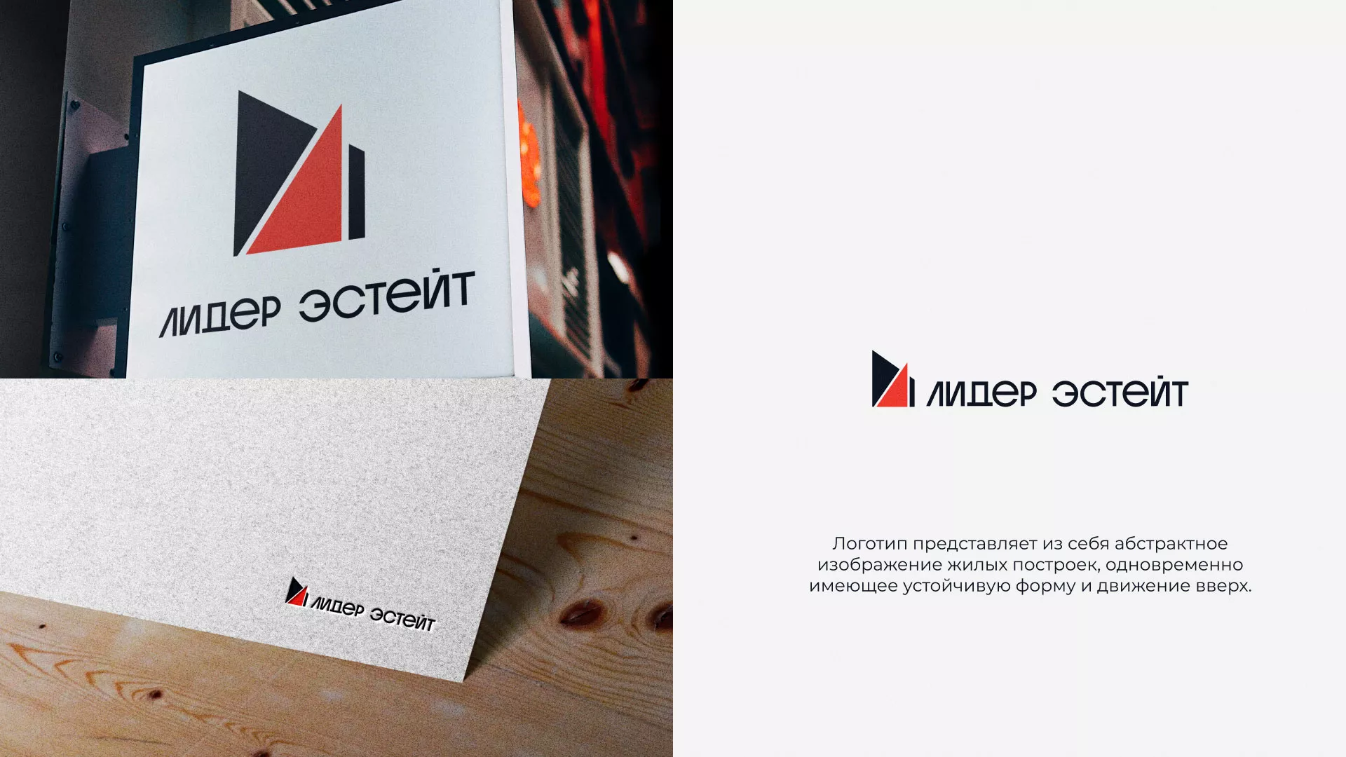 Сделали логотип для агентства недвижимости «Лидер Эстейт» в Макушино