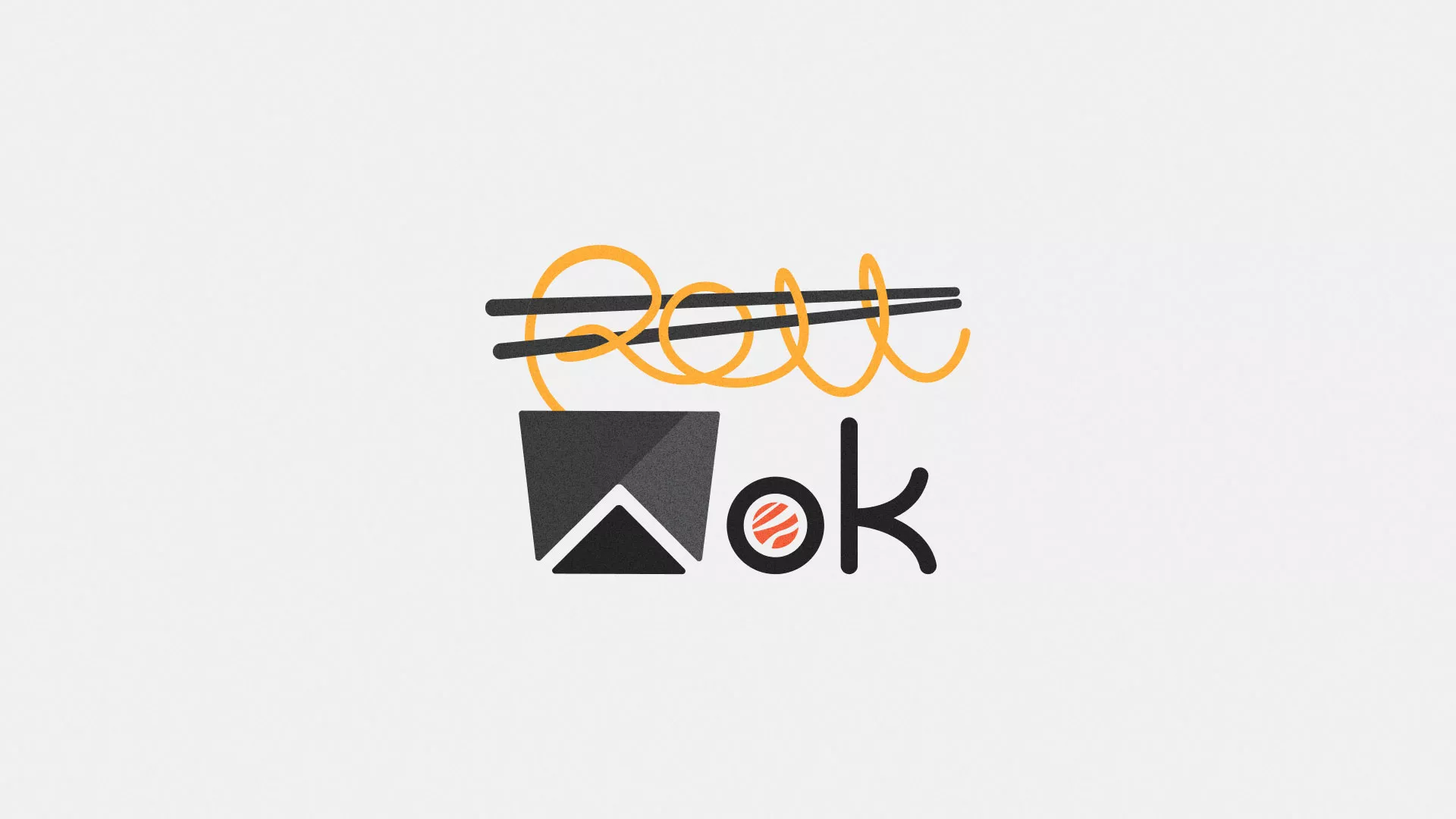 Разработка логотипа в Макушино для суши-бара «Roll Wok Club» Разработка логотипа в Макушино для суши-бара «Roll Wok Club»