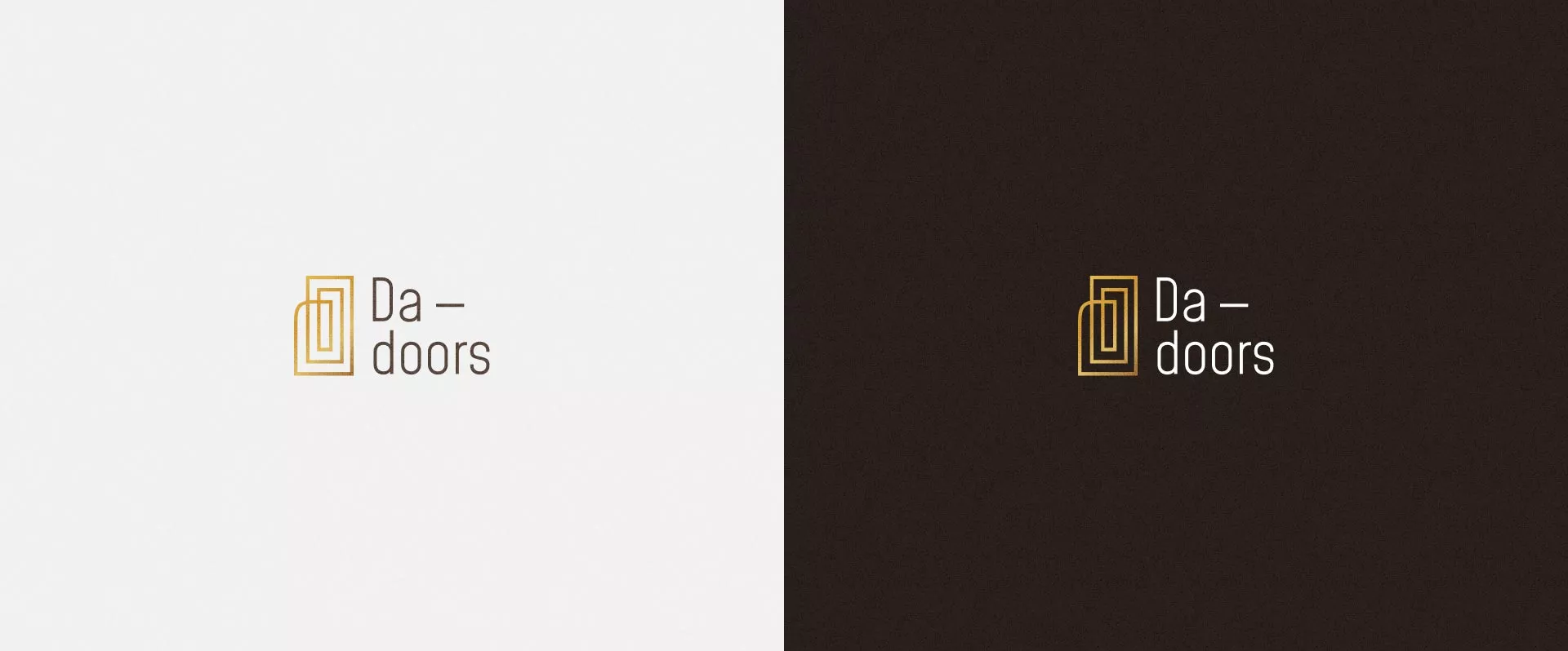 Разработка логотипа для компании «DA-DOORS» в Макушино